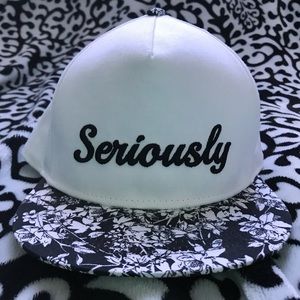 H&M Seriously Black and White Hat